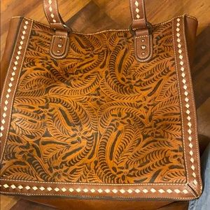 Tooled purse